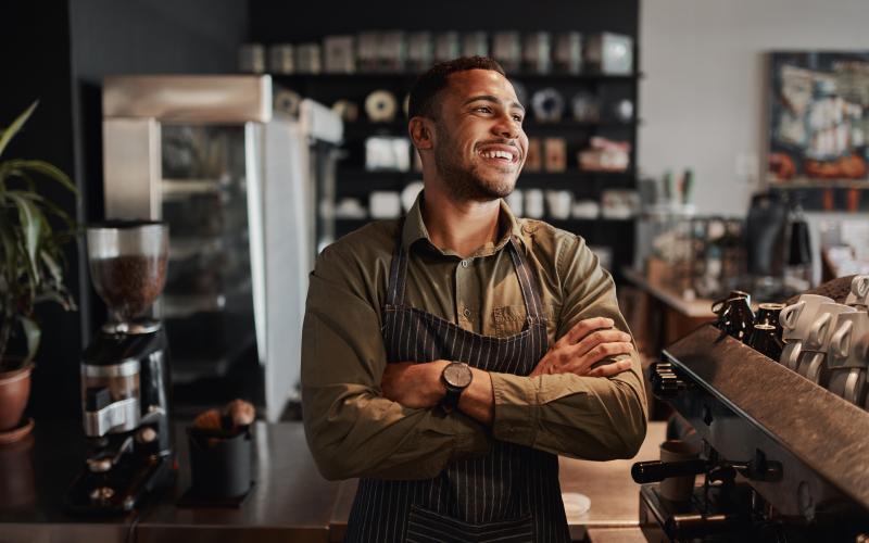 black small business owner 