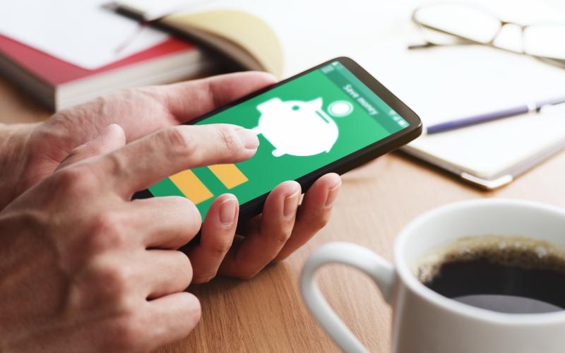 Retirement app on phone