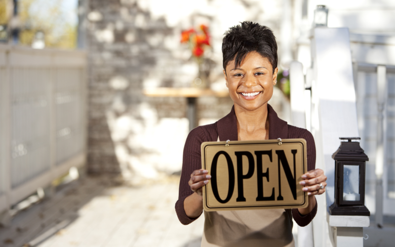 Woman small business owner